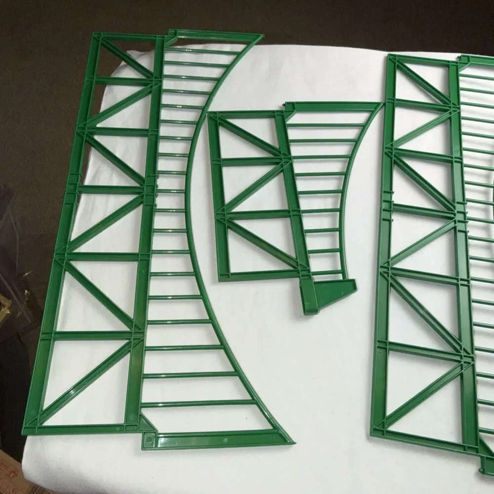 TOMY Thomas and Friends Green Suspension Bridge Replacement Tracks Lot Of 6 2004